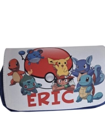 Estuche escolar con 2 cremalleras